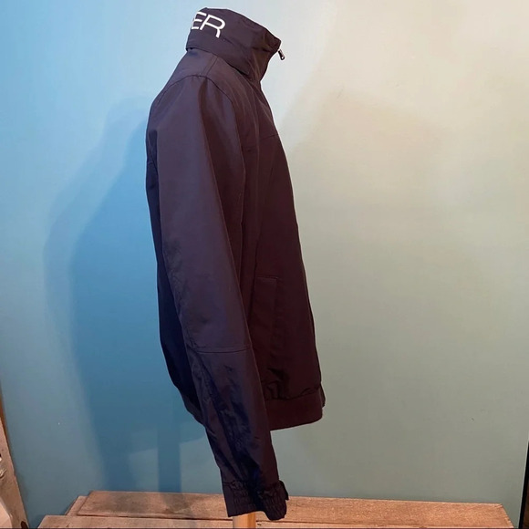 Tommy Hilfiger  men’s hooded navy blue‎ windbreaker jacket in size small - Picture 8 of 13